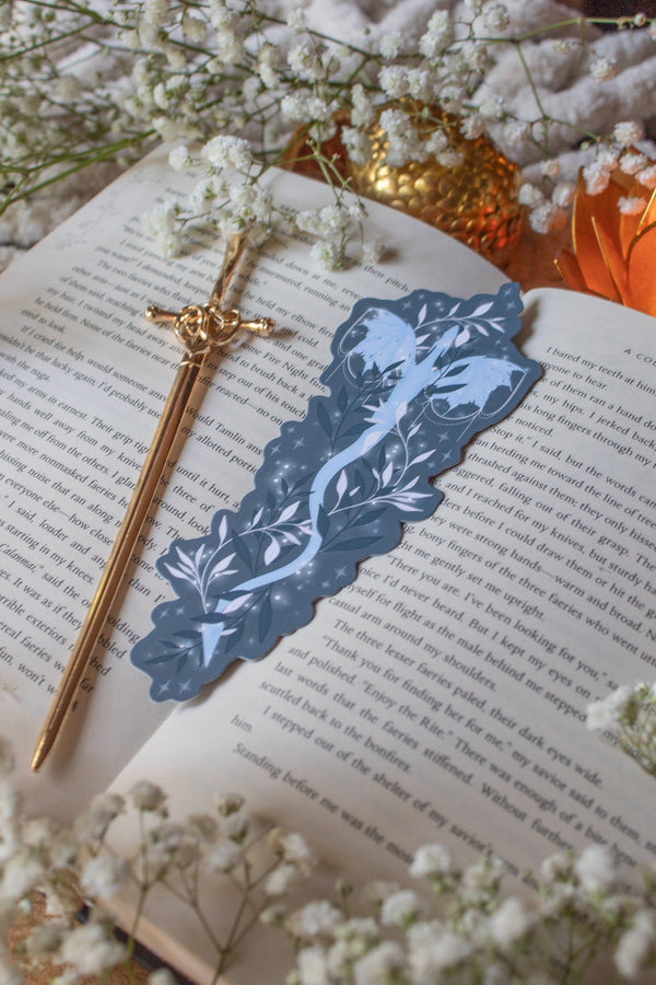 When the Moon Hatched Moonplume Dragon Bookmark