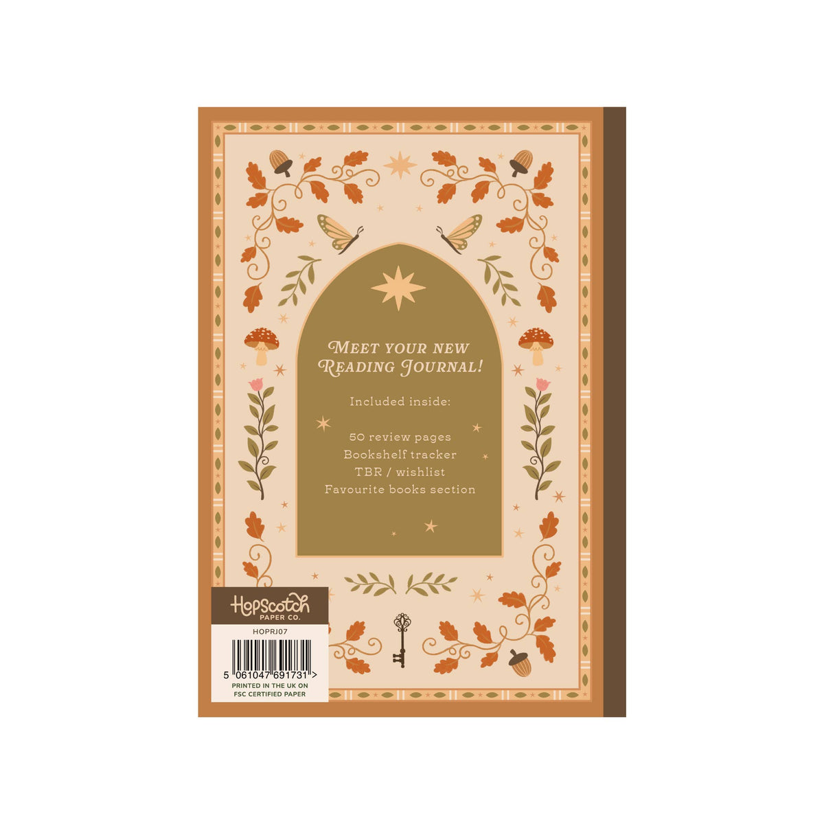 Cosy Season Reading Journal – 50 Book Review Notebook