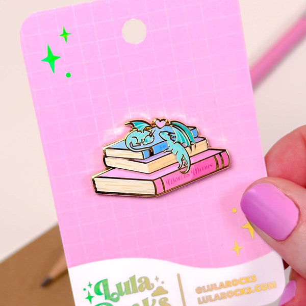 Sleepy Dragons Enamel Pin