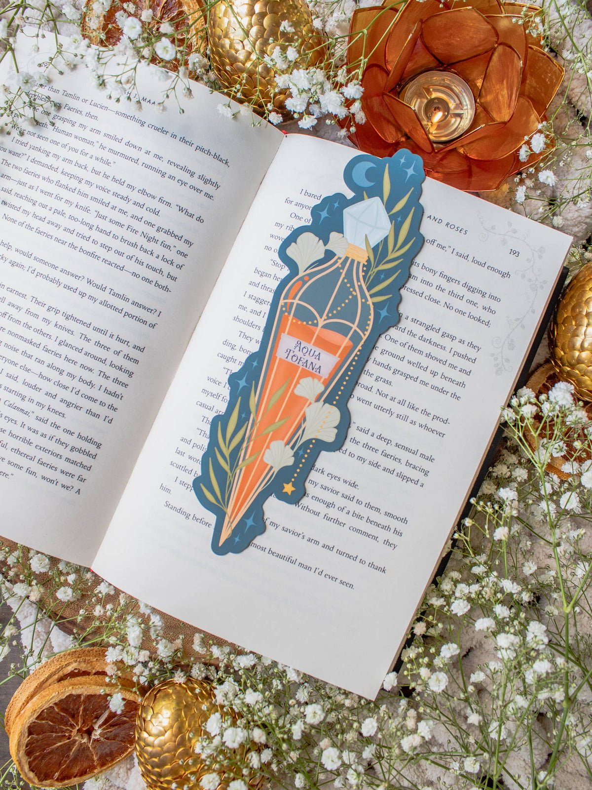 Aqua Tofana Vial Bookmark