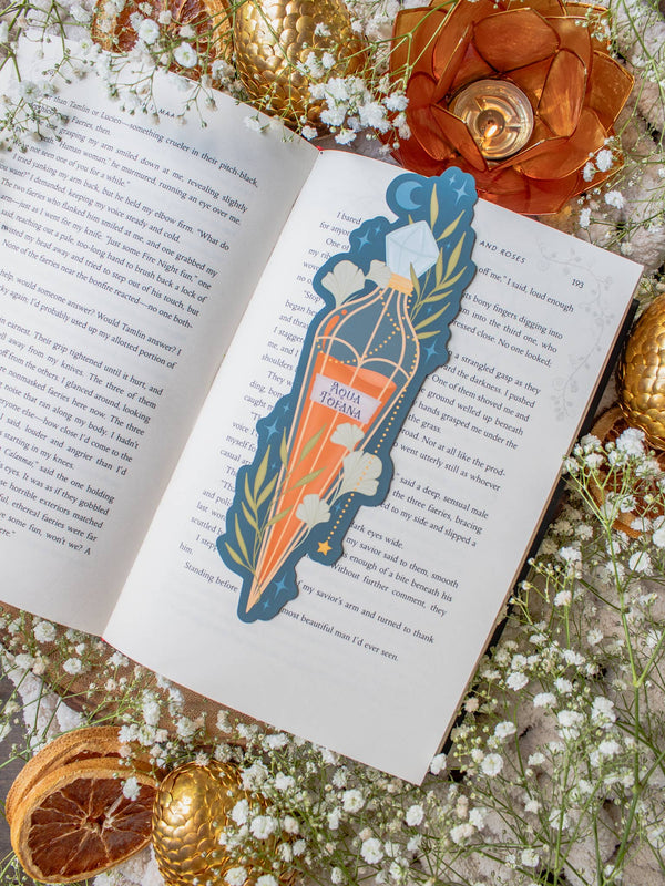 Aqua Tofana Vial Bookmark