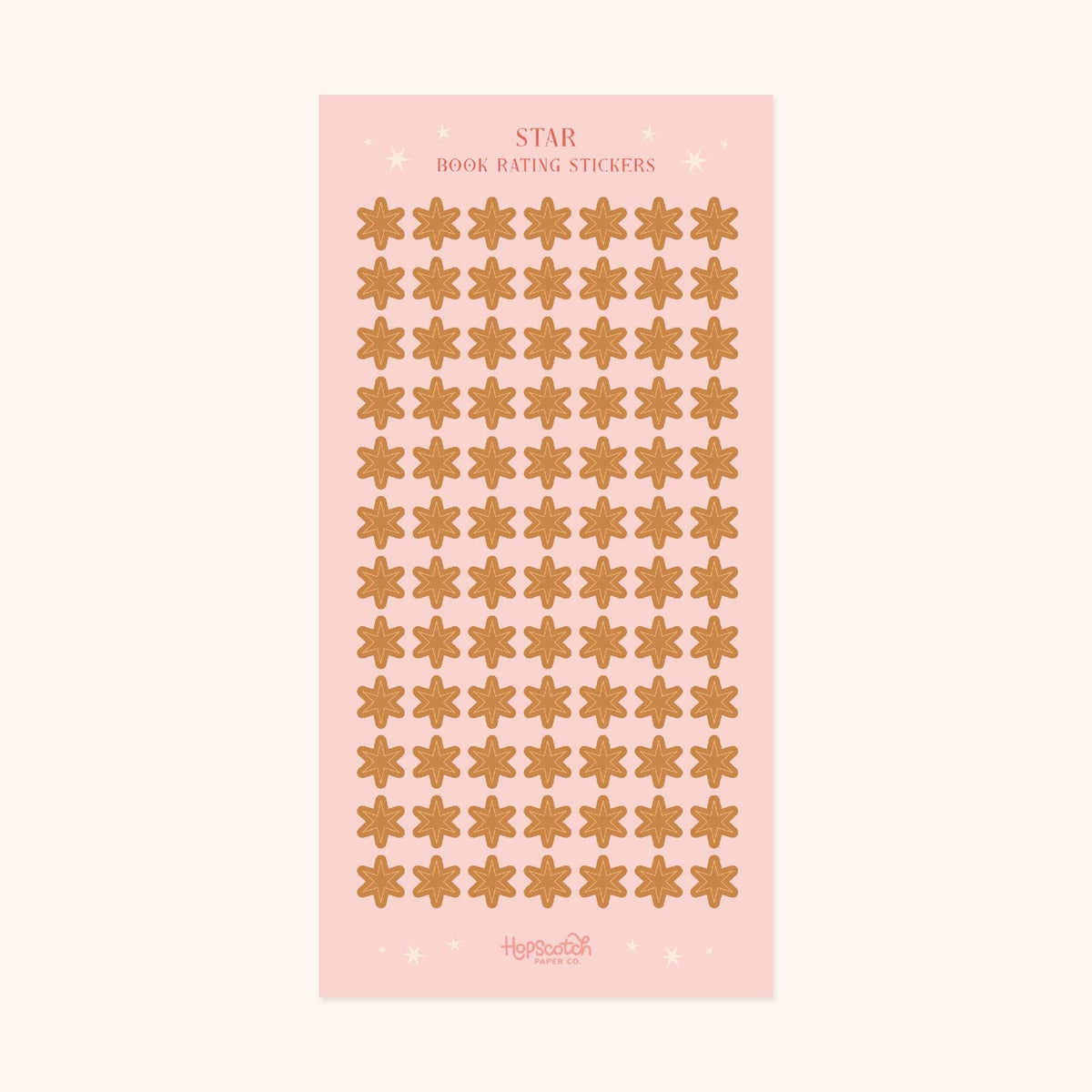 Star Rating Sticker Sheet