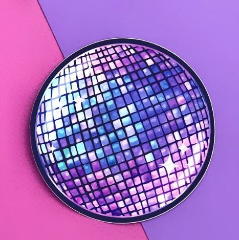 Disco Ball Sticker