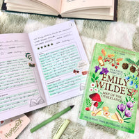 Reading Journal Fantasy Forest, 50 Page Book Review Notebook