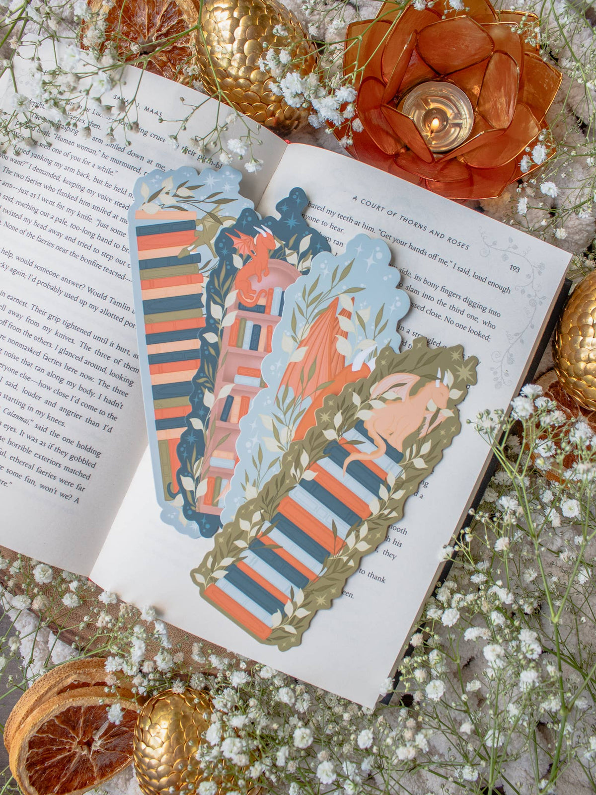 Little Book Dragon Fantasy Bookmark