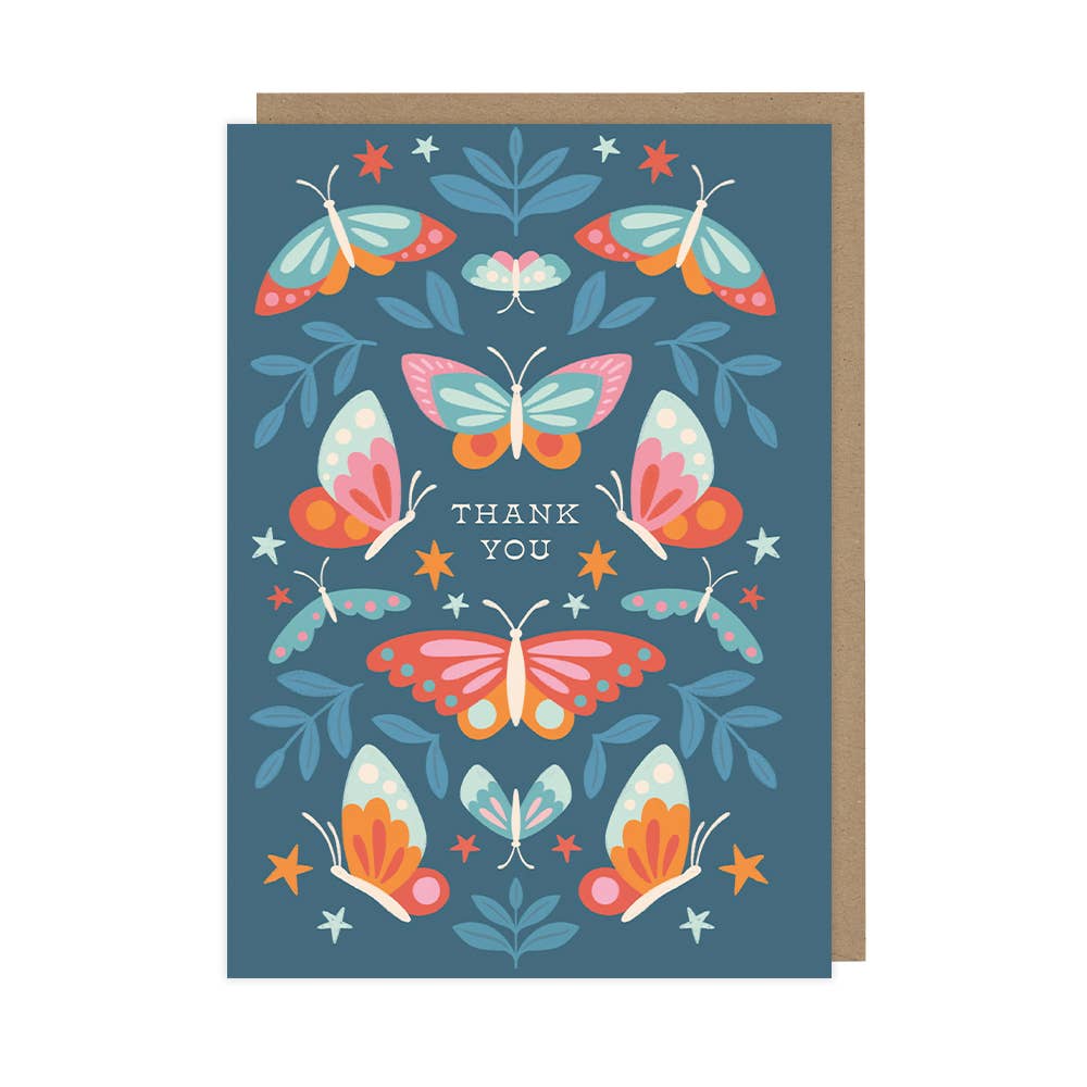 Butterflies Thank You Card