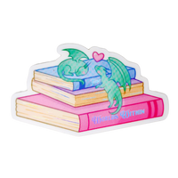 Sleepy Dragons Holographic Vinyl Sticker