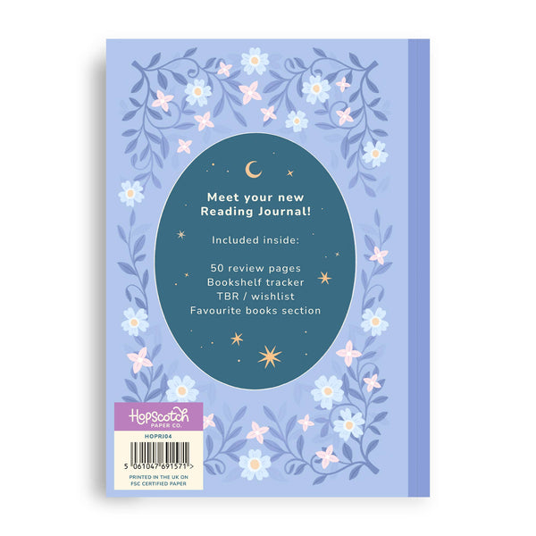 Reading Journal Dragon, Cosy Quest – 50 Book Review Notebook