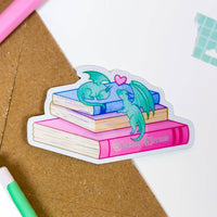 Sleepy Dragons Holographic Vinyl Sticker