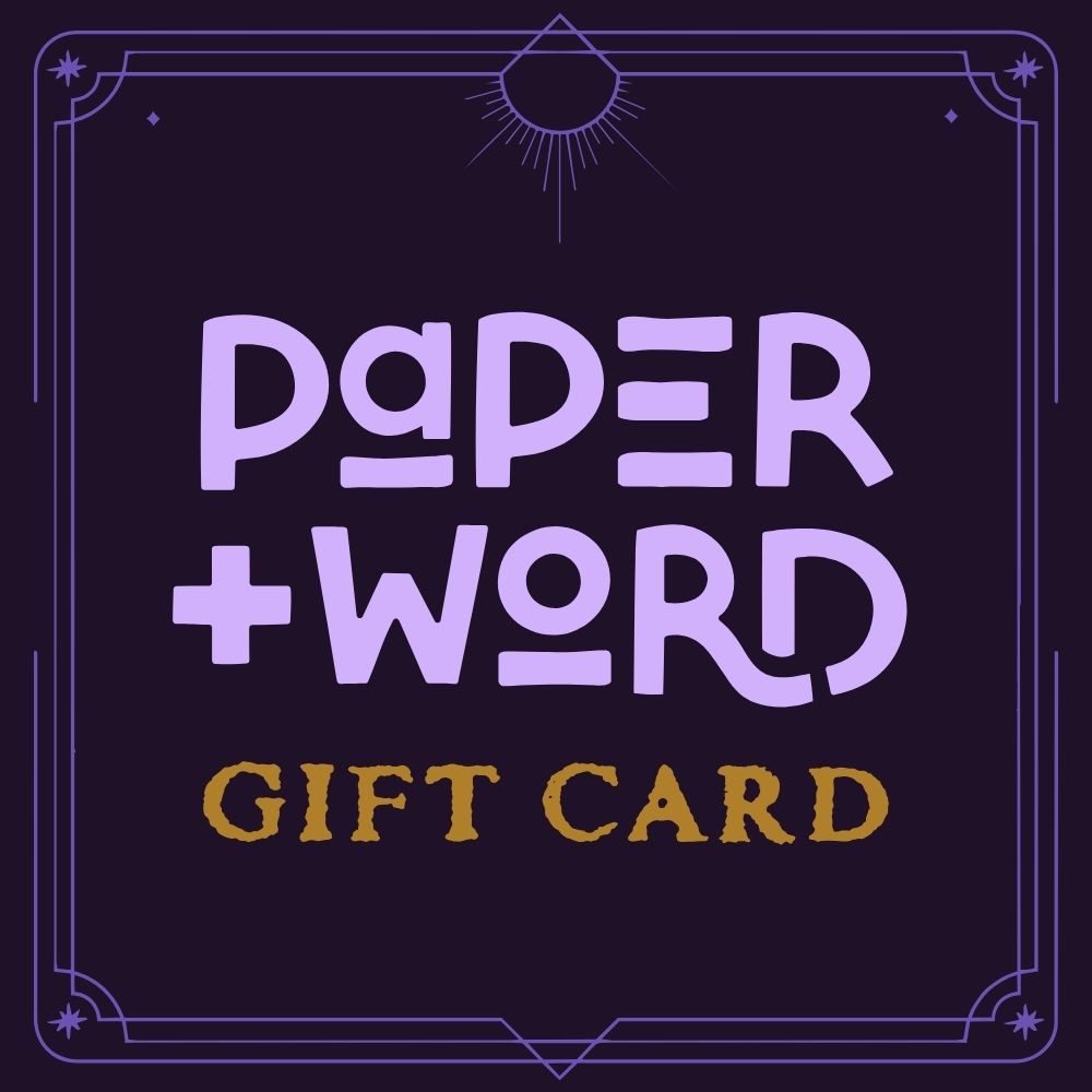 Paper + Word gift card | Redeemable in store + online