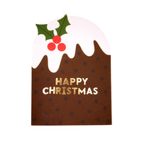 Happy Christmas pudding card