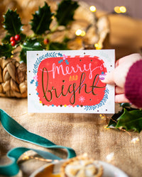 Merry and Bright Christmas card