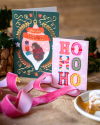 Ho Ho Ho mini Christmas card