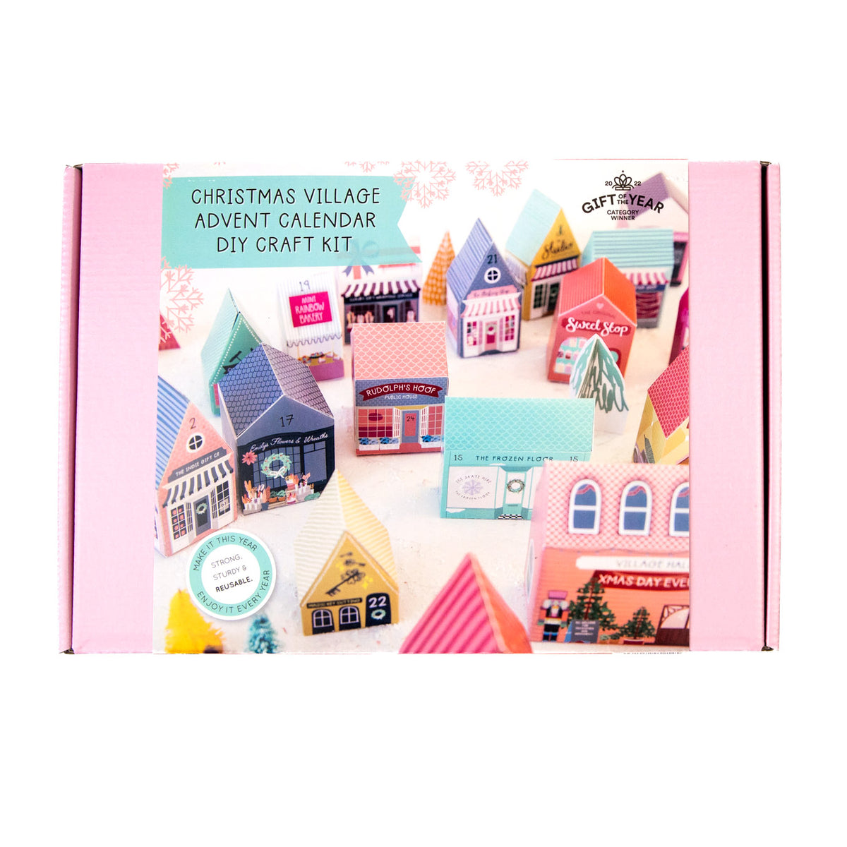 Merry and Bright village advent calendar