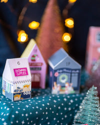 Merry and Bright village advent calendar