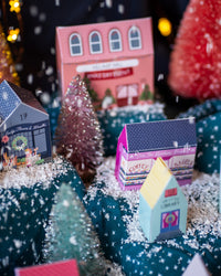 Merry and Bright village advent calendar