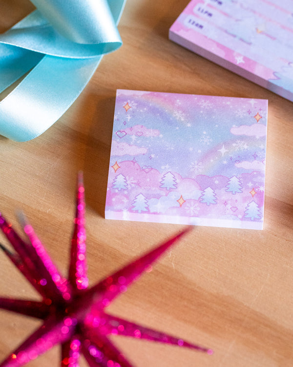 Whimsical wonderland sticky notes