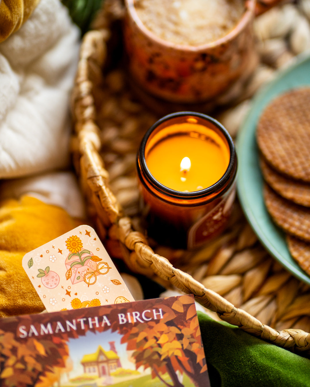 Cosy cottage bookmark