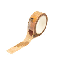 Autumn woodland gold foil washi tape