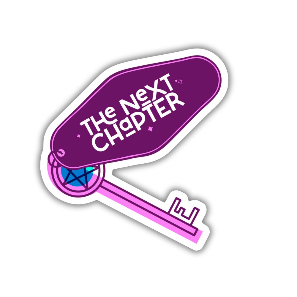 Chapter End Stickers Next chapter key sticker – Paper and Word