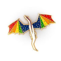 Rainbow Dragon Enamel Pin