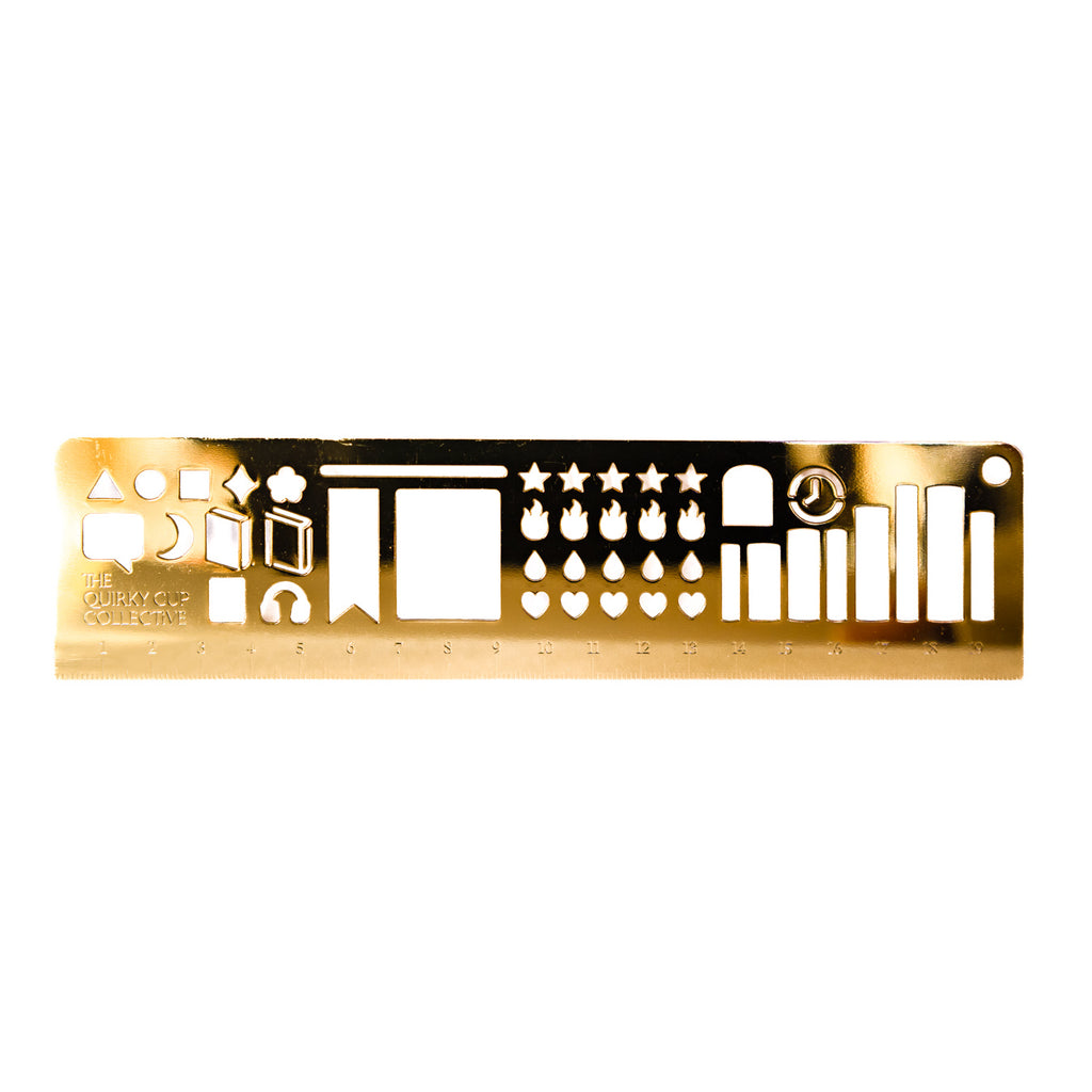 Reading Journal Stencil Ruler – Paper and Word
