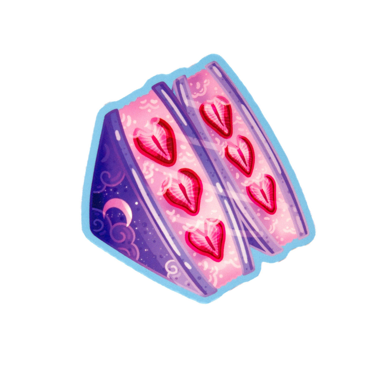 Strawberry Sando Sticker