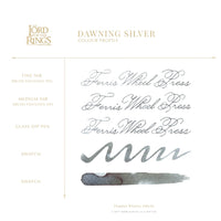 Fountain Pen Ink | Warner Bros. | The Lord of the Rings | Dawning Silver