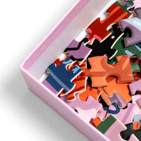 Spooky bookshelf jigsaw puzzle