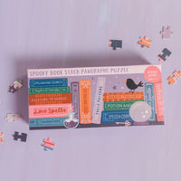 Spooky bookshelf jigsaw puzzle