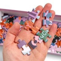 Spooky bookshelf jigsaw puzzle