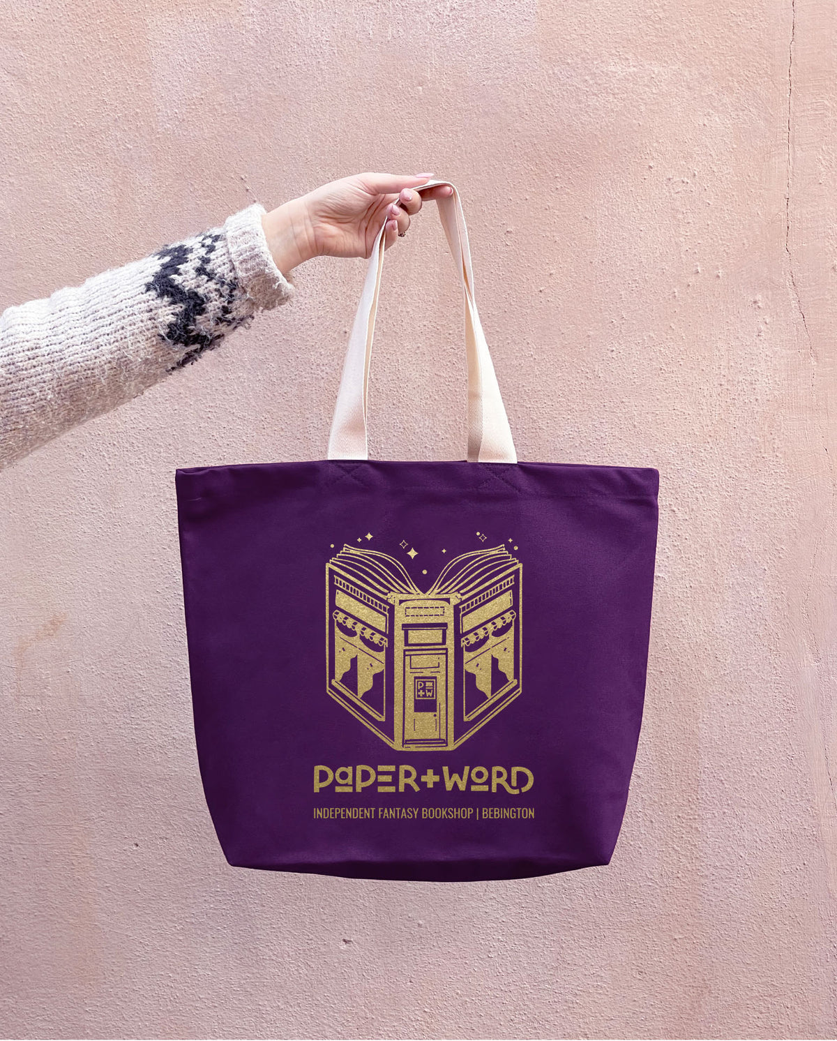 Our bookshop tote bag