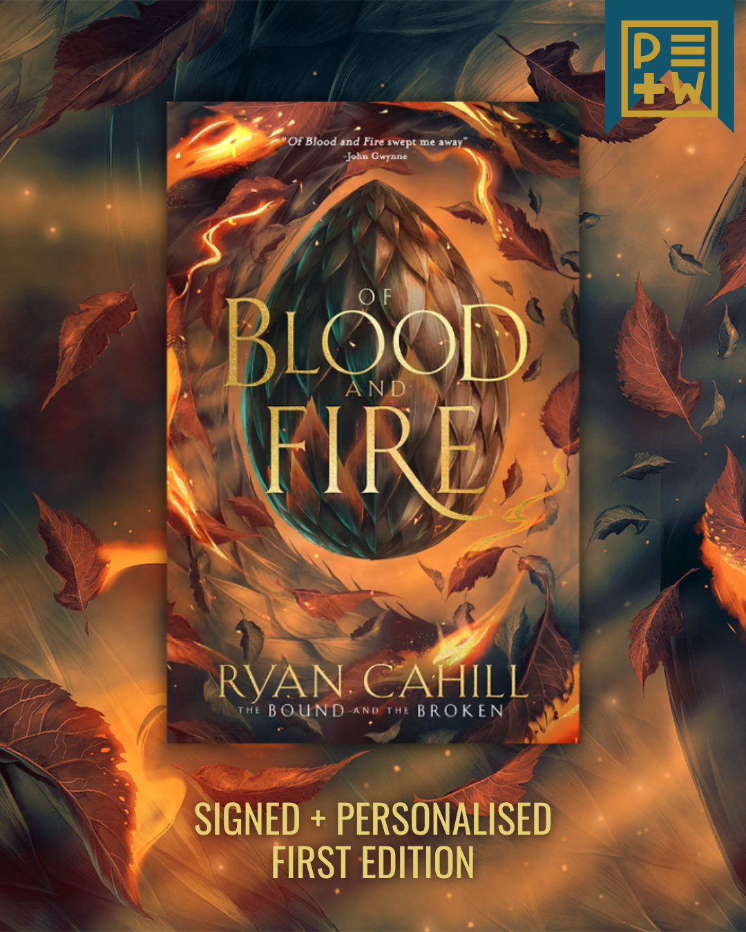 Of Blood and Fire ✦ Signed + Personalised first edition (PRE-ORDER)