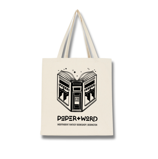 Nude bookshop tote bag