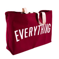 Everything bag - burgundy