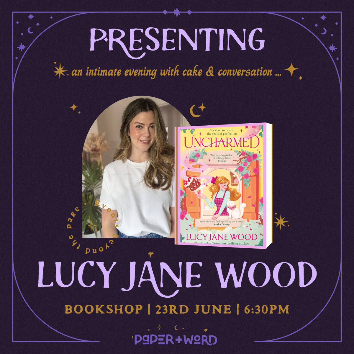 Lucy Jane Wood - Uncharmed event