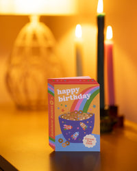 Cereal box happy birthday card