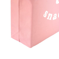 Books and snacks bag - pink