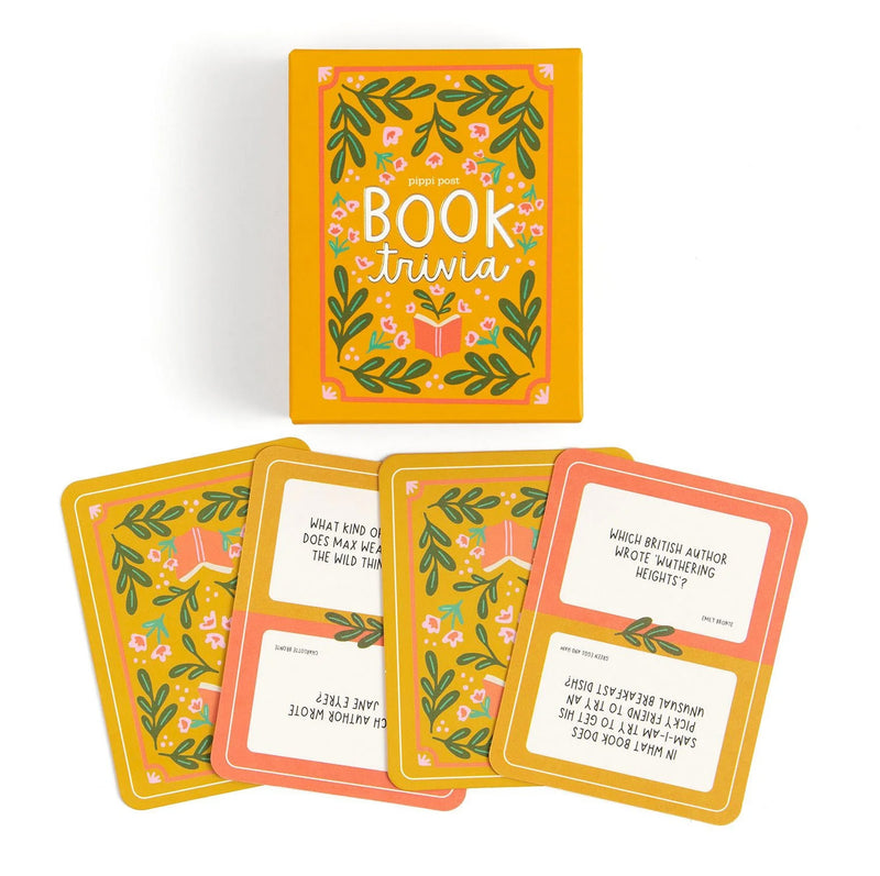 Book trivia cards