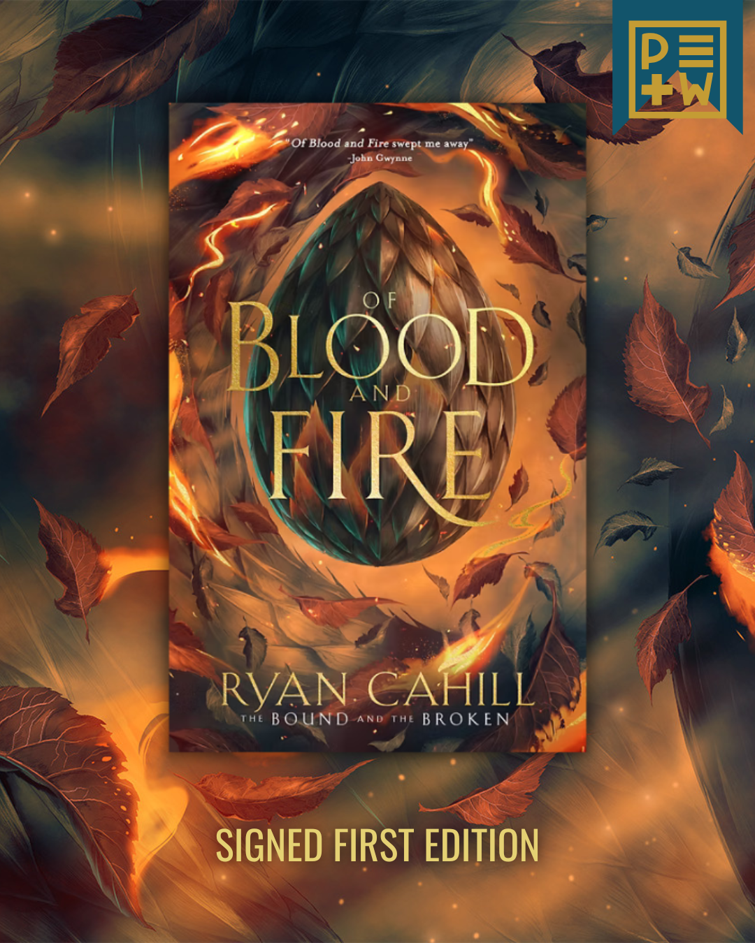 Of Blood and Fire ✦ Signed first edition