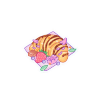 Chocolate croissant sticker