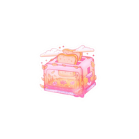 Toaster sticker