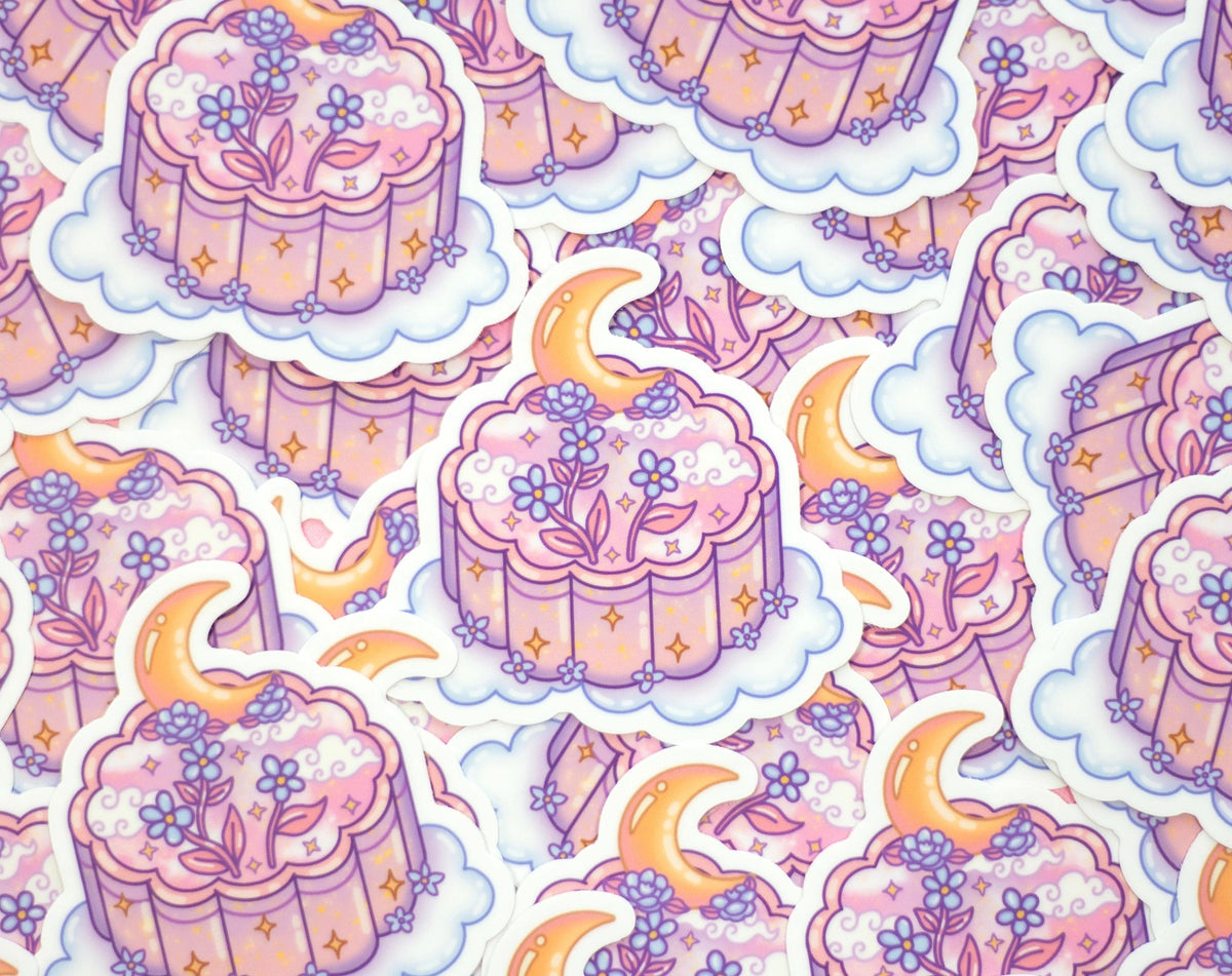Moon Pancake Sticker Mooncake sticker – Paper and Word