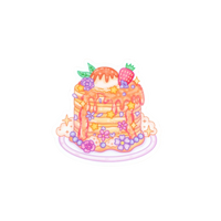 Enchanted pancakes sticker