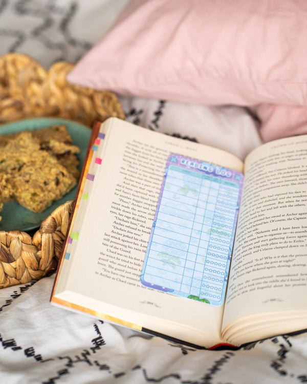 Hydrangea dreams reading log bookmark