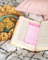 Sakura reading log bookmark