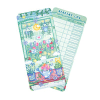 Botanical bliss reading log bookmark