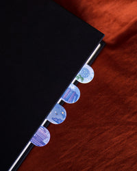 Book page tabs - blue