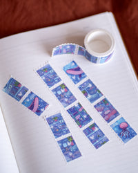 Reading room stamp washi tape