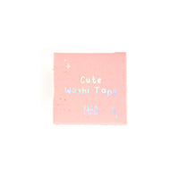 Witchy delights white holographic washi tape